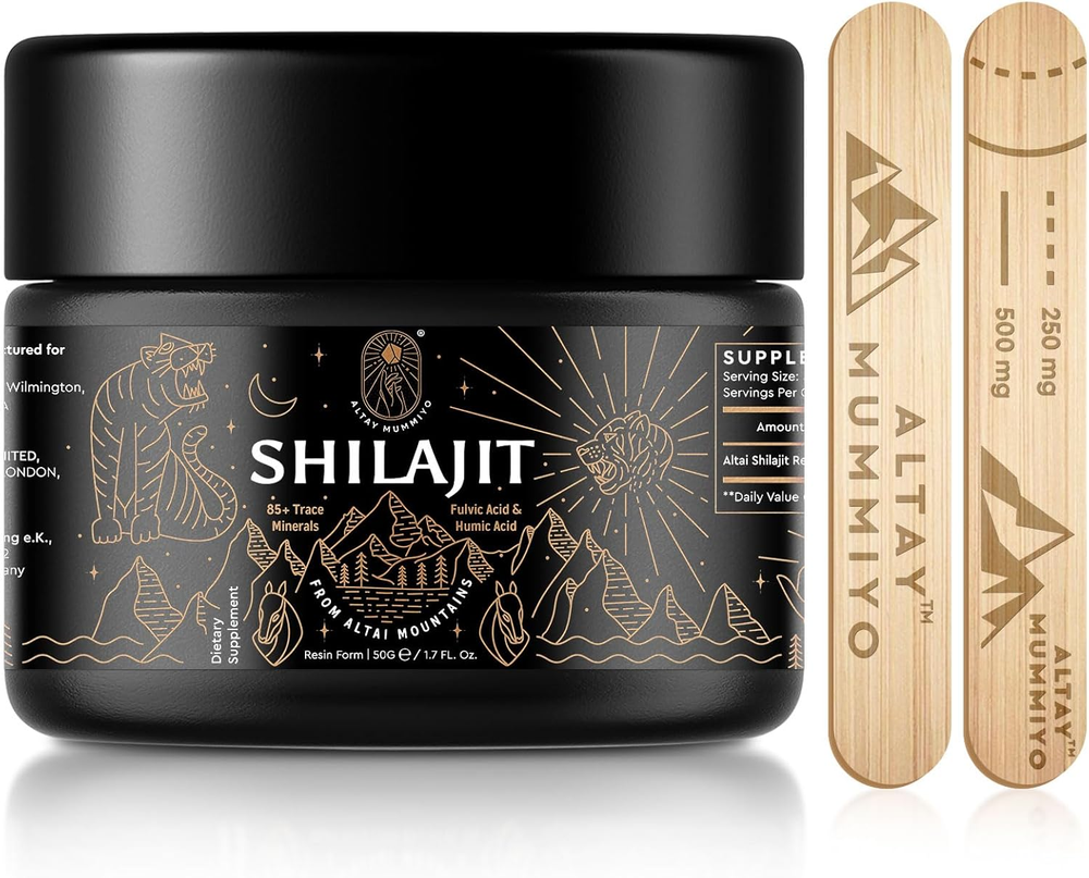 Pure Siberian Shilajit Resin with Fulvic Acid & Trace Minerals