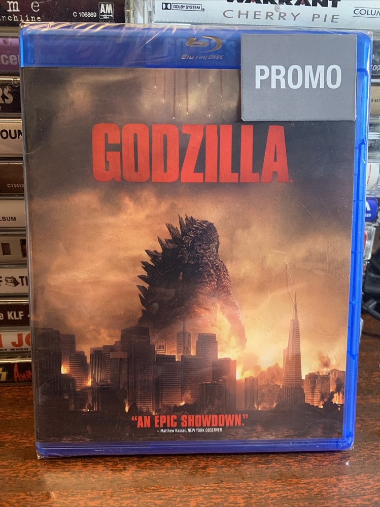 Godzilla 2014 Blu-ray Bryan Cranston Ken Watanabe Brand New Sealed PROMO