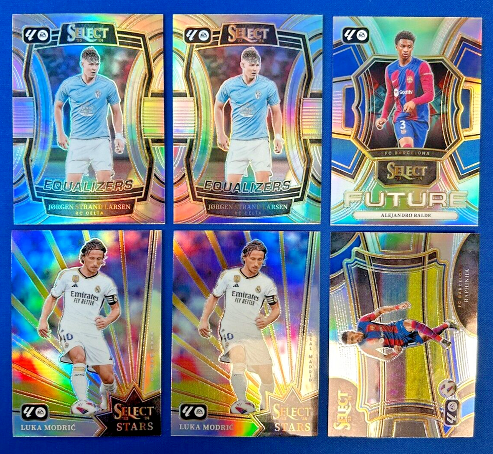 2023-24 Panini Select La Liga Multi-team/player, rookies, numbered, parallels