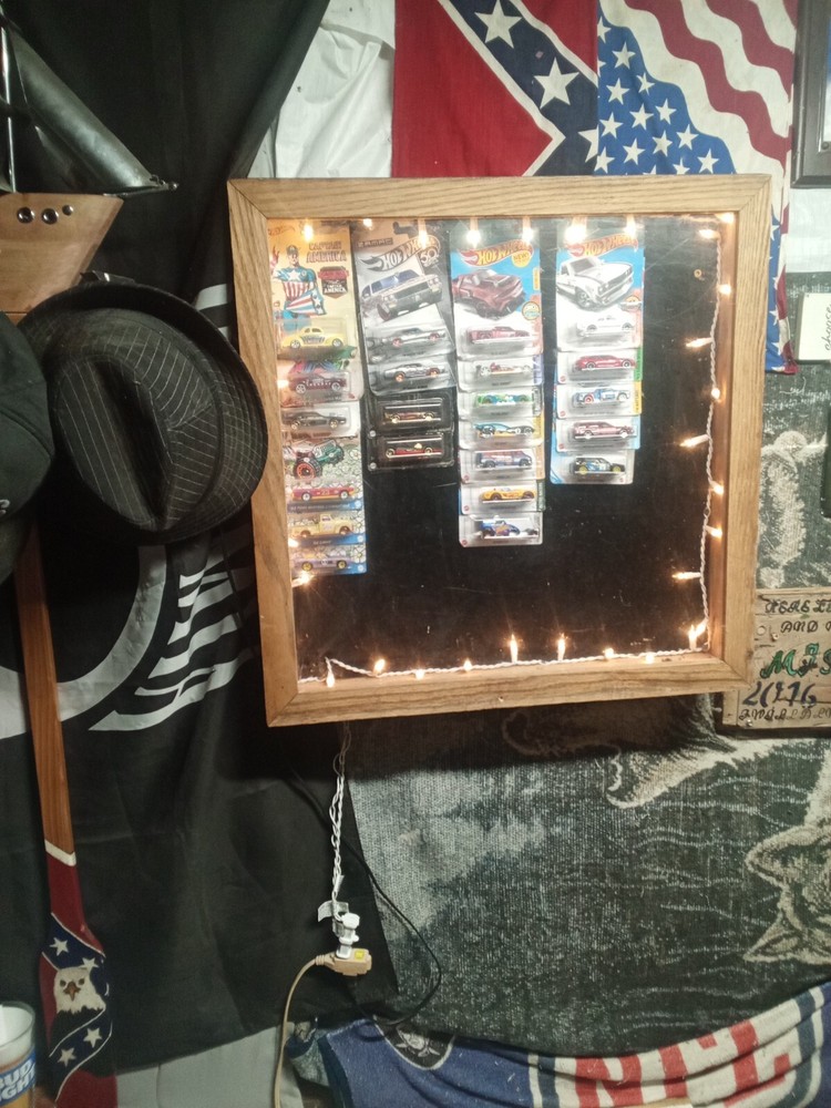 hot wheels and Hand Made Display Cases