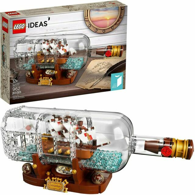LEGO Ideas: Ship in a Bottle (21313), NIB, Retired