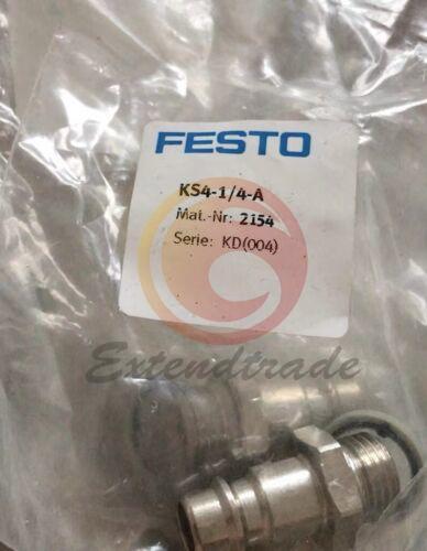 New 1PCS Festo Quick Connect Plug KS4-1/4-A 2154