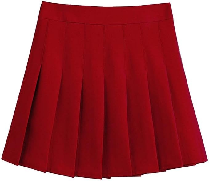 Women's High Waist A-Line Pleated Mini Tennis Skirt - NWT