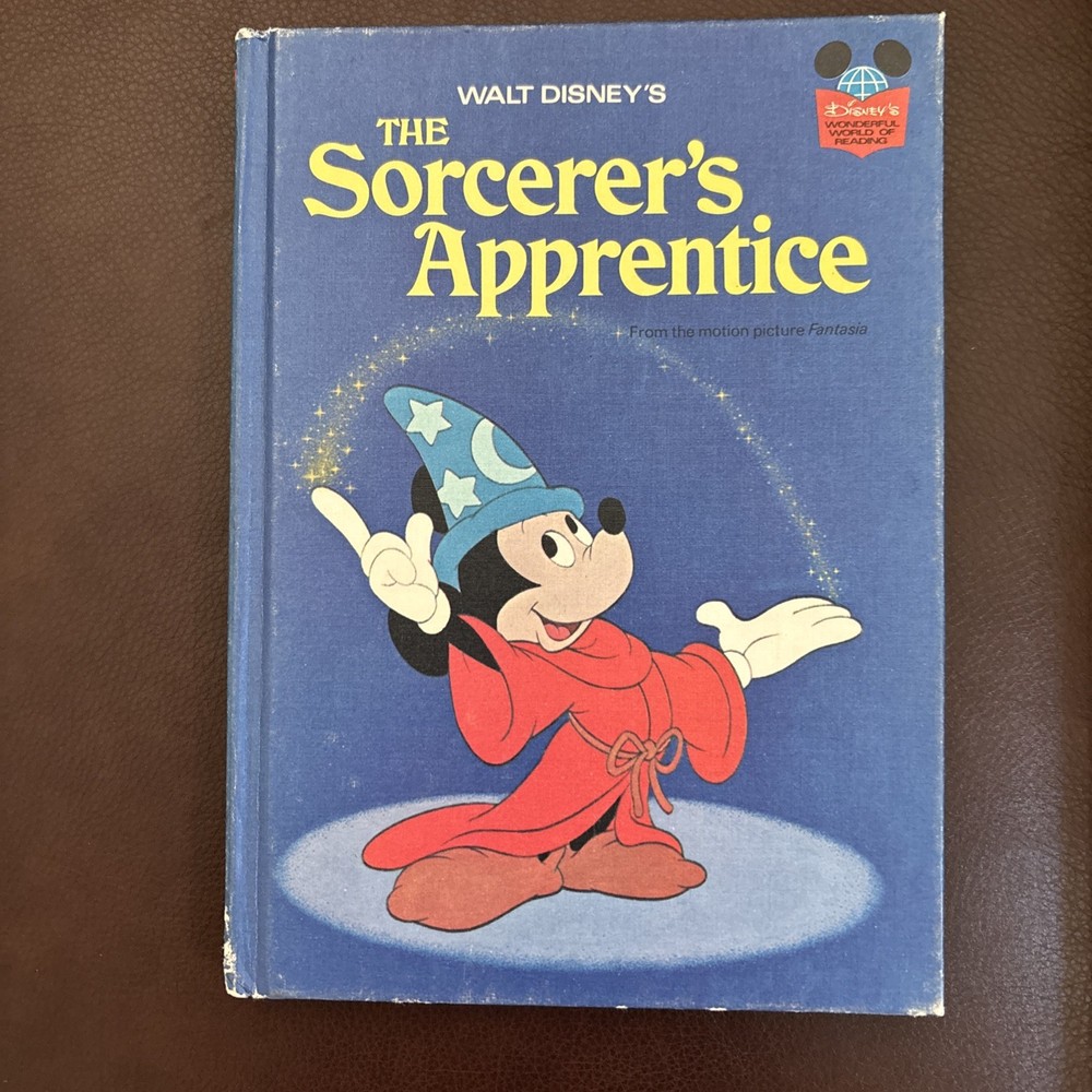 Vintage 1973 Walt Disney’s The Sorcerer’s Apprentice Hardcover Illustrated Book