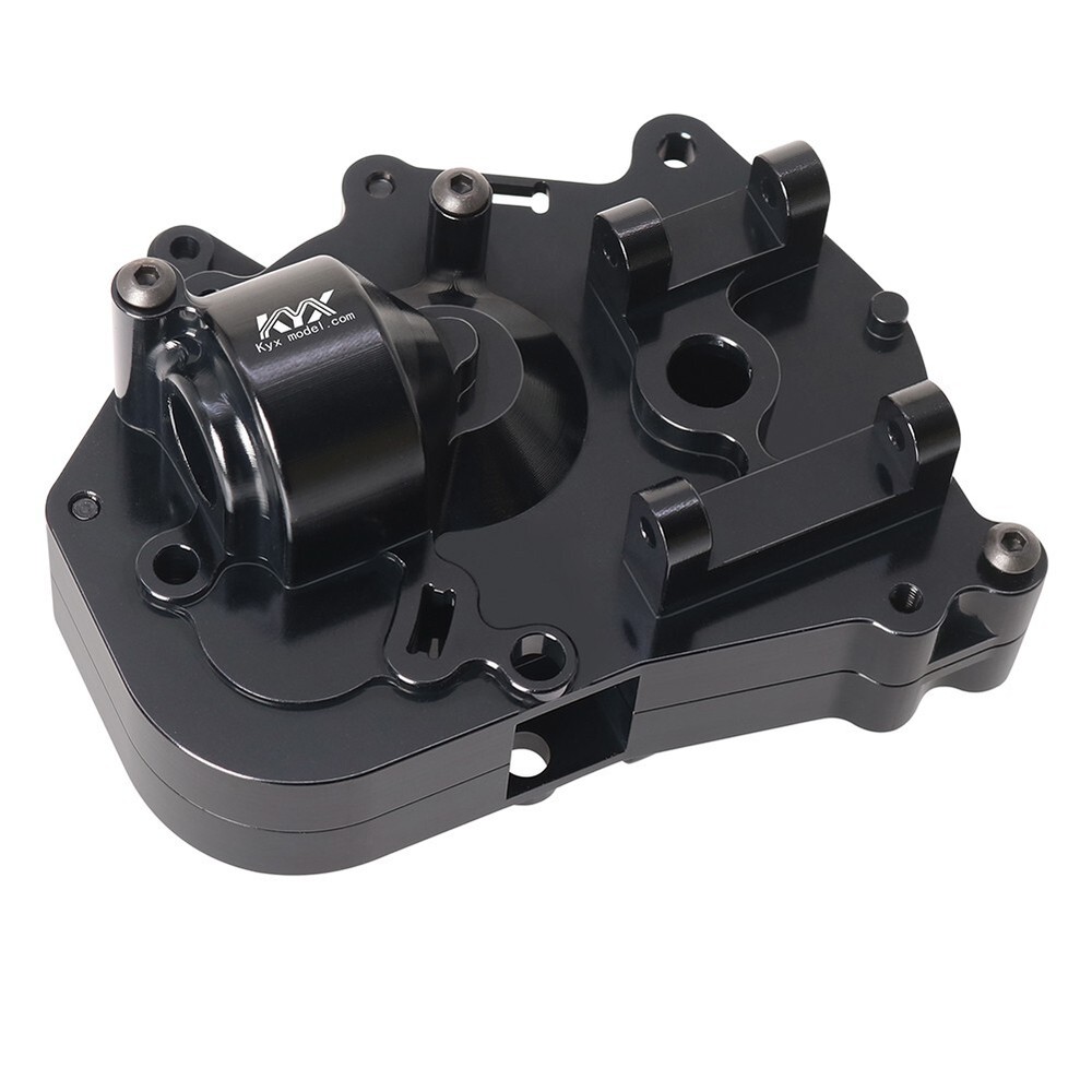 KYX Aluminum Transmission Housing for Tamiya 1/10 Hotshot II 4WD - Black 2024 Upgrade