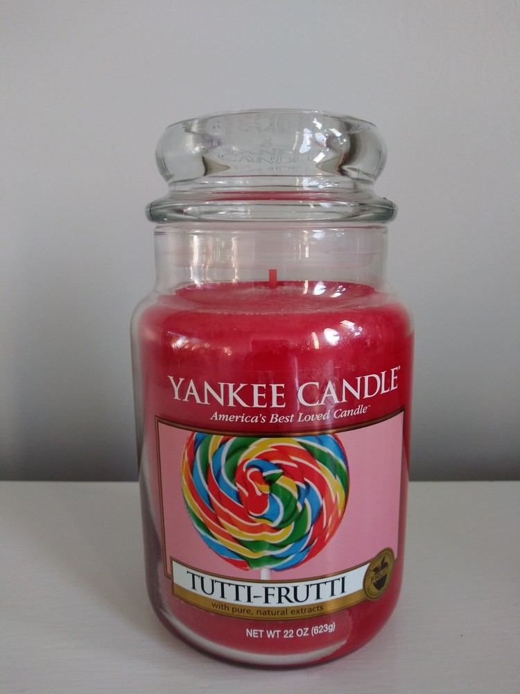 Yankee Candle Tutti-Frutti 22oz Scented Jar Candle New