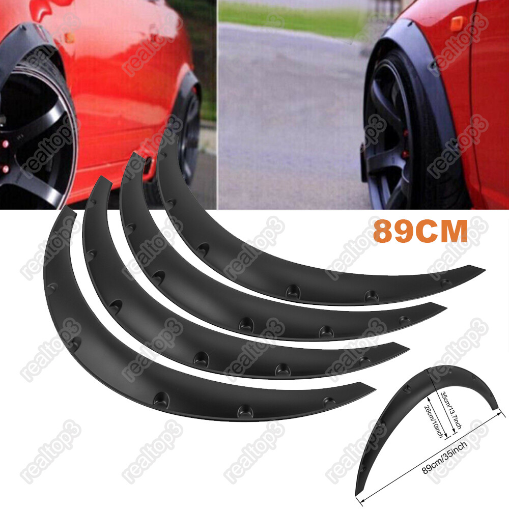 4x 89cm Extended Wide Body Fender Flares for Toyota Tacoma 1995-2004