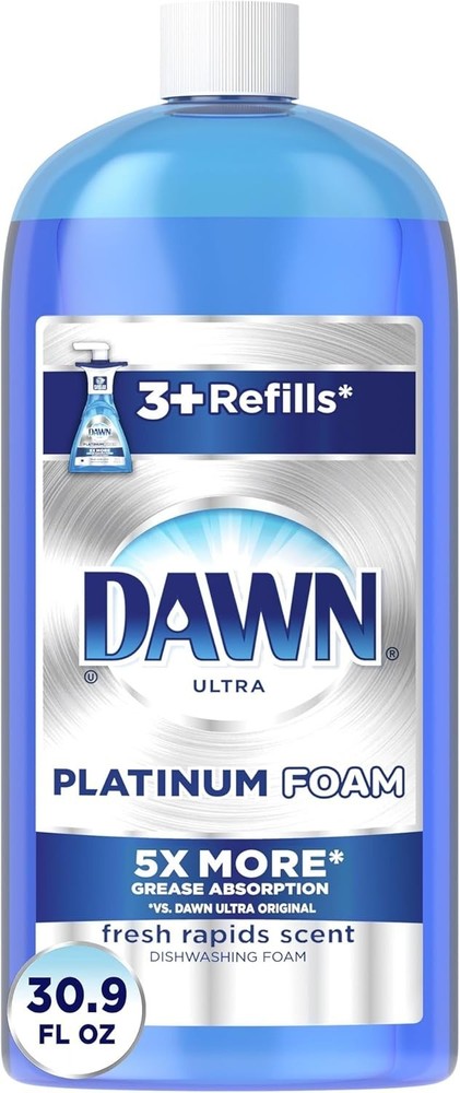 Dawn Ultra Platinum Foam Dishwashing Liquid, 30.9 fl oz/Free shipping in USA