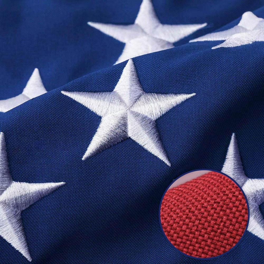 American Flag 3x5 Ft Heavy Duty Tear-Resistant Ultra Durable Outdoor Flag