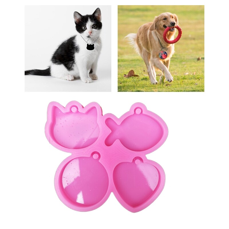 DIY Pet Hanging Keychain Resin Mold for UV Epoxy Crafts