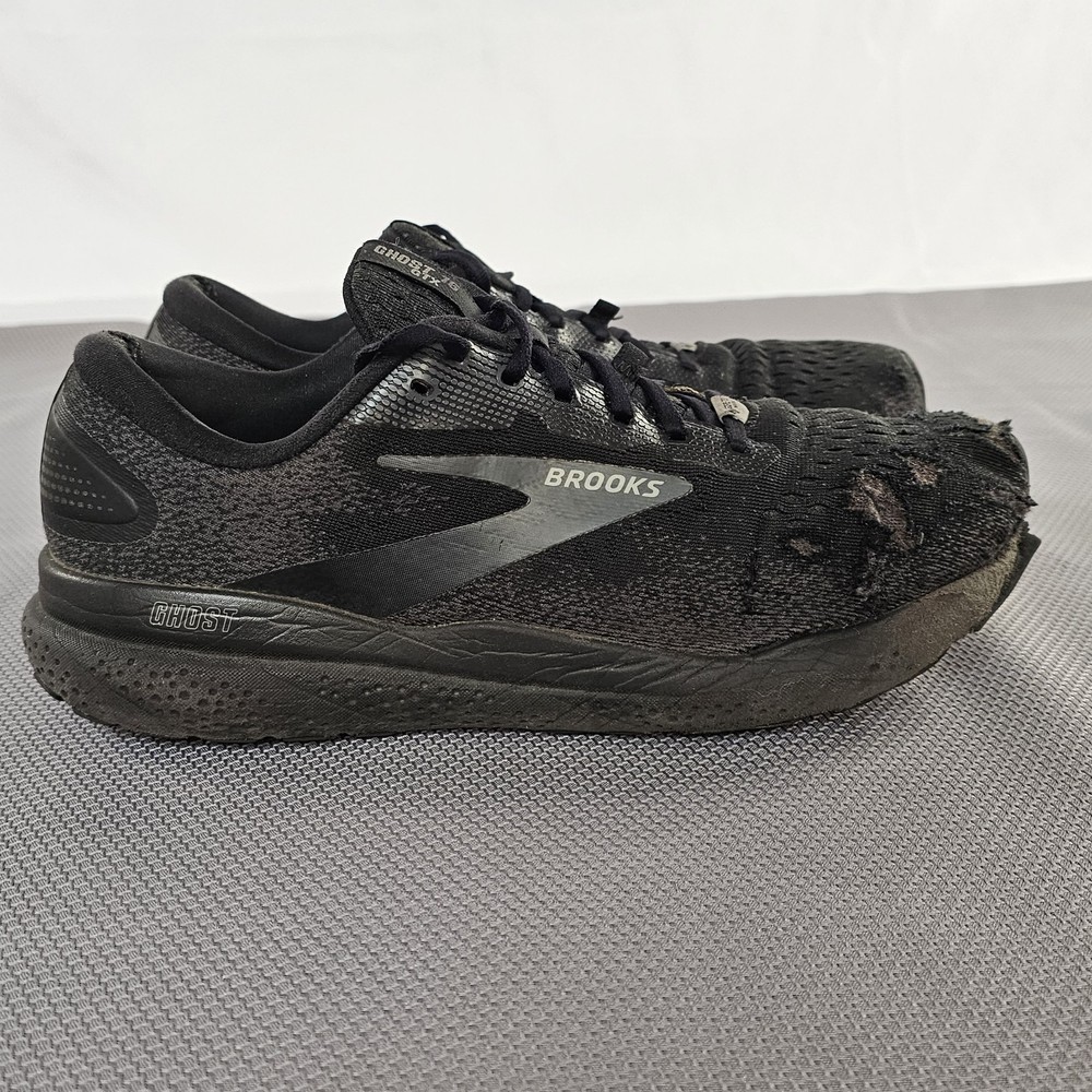 Brooks Ghost 16 GTX Mens Size 10 Black With Some Clear Wear READ Description⬇