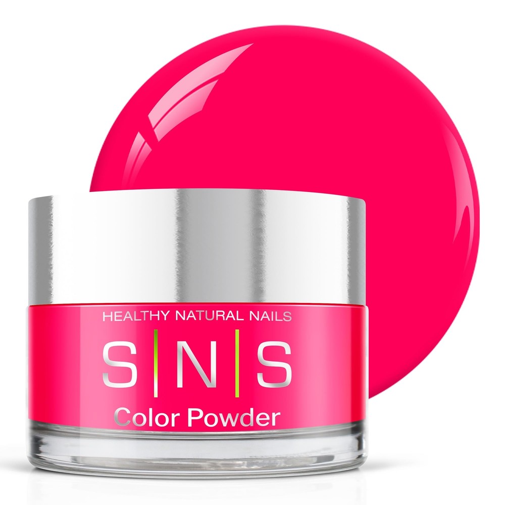 SNS Nail Dip Colors, Gelous Color Dipping - Scorpio Punk (Pink, Red Neon) - L...