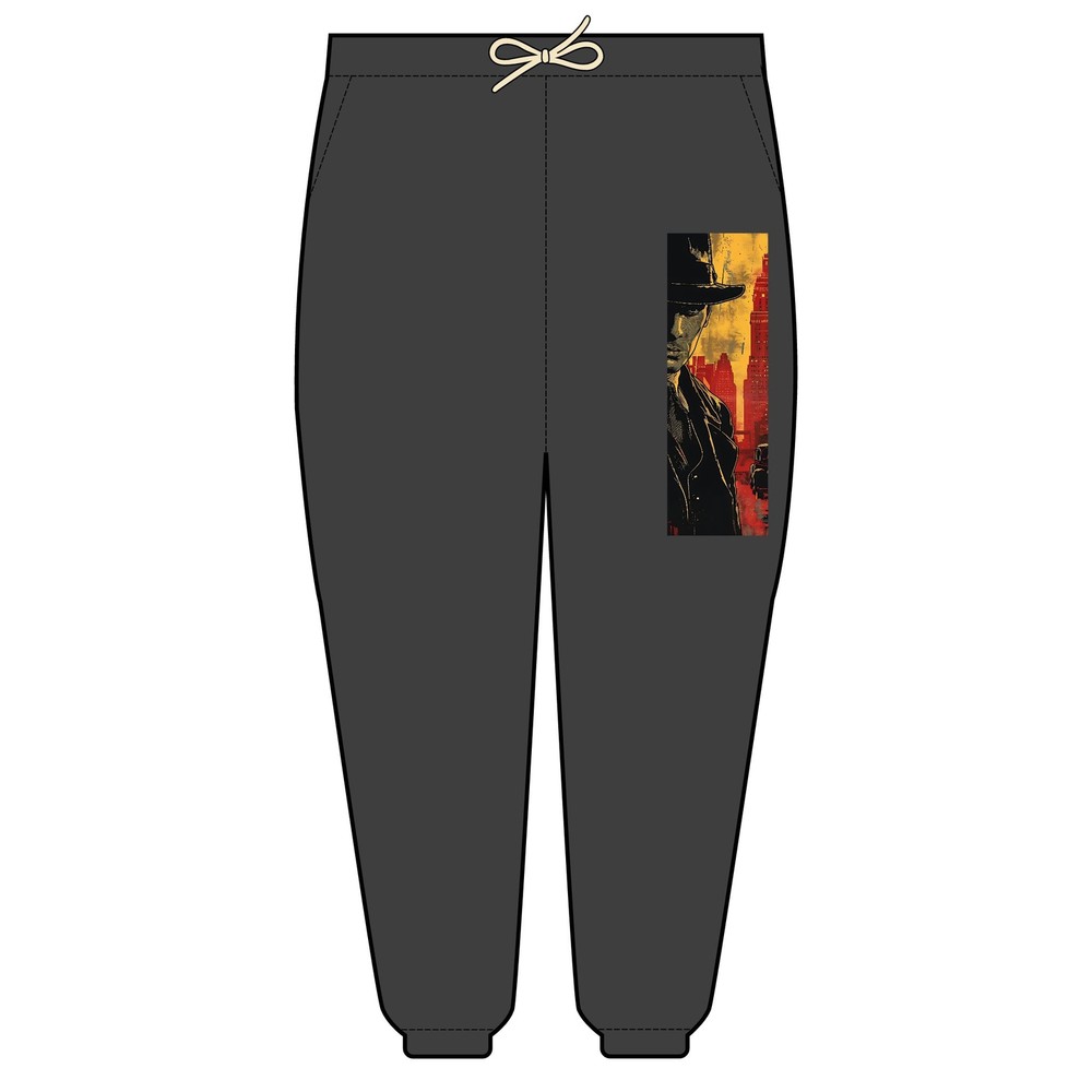 Unisex Garment-Dyed Fleece Sweatpants – Soft Comfort Fit Casual Lounge Pants