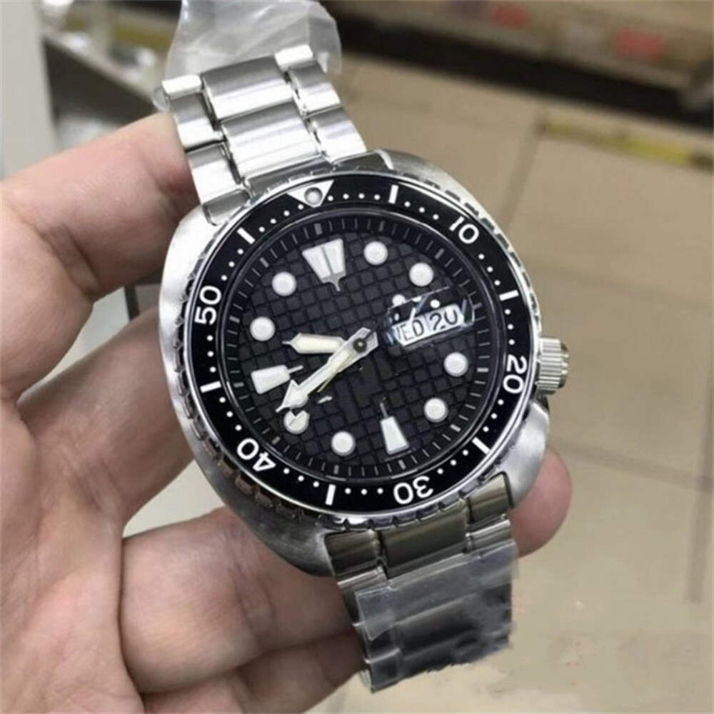 Men's Two-tone Rotating Stainless Steel Quartz Watch with 10m Water Resistance