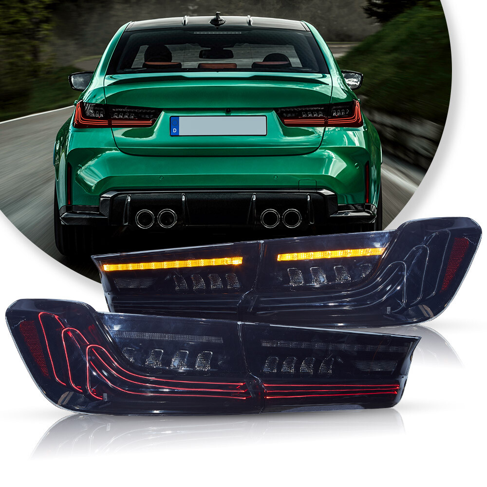 BMW 3 Series G20 M3 2019-2022 Full LED Smoked Sequential Tail Lights