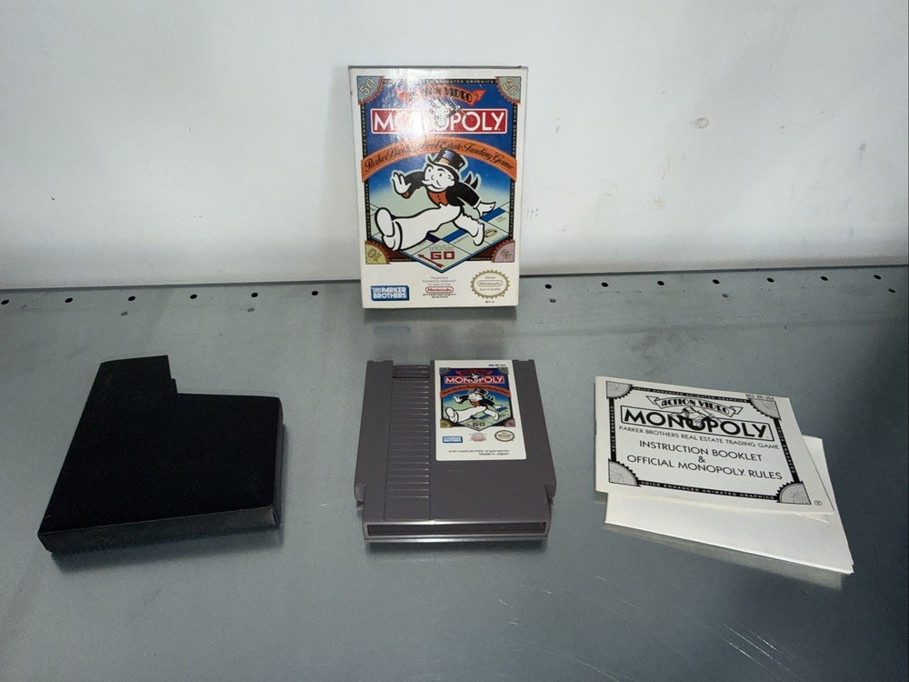 Monopoly (Nintendo Entertainment System, NES) Cib Complete - Tested - READ