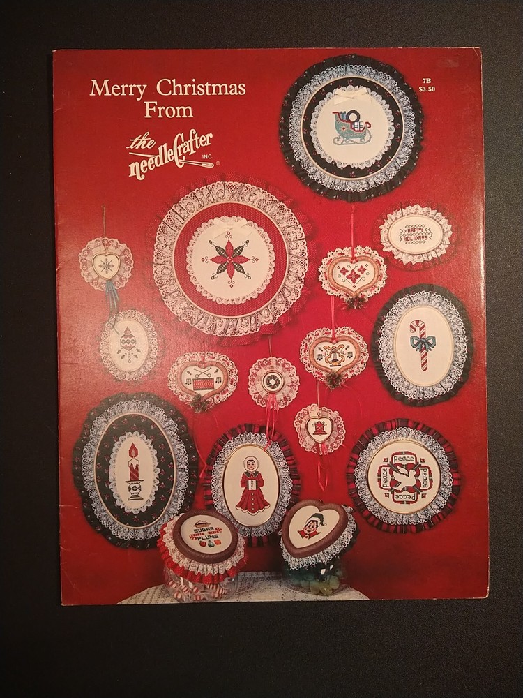 Feliz Navidad del artesano de la aguja - patrón de punto de cruz contado de Navidad