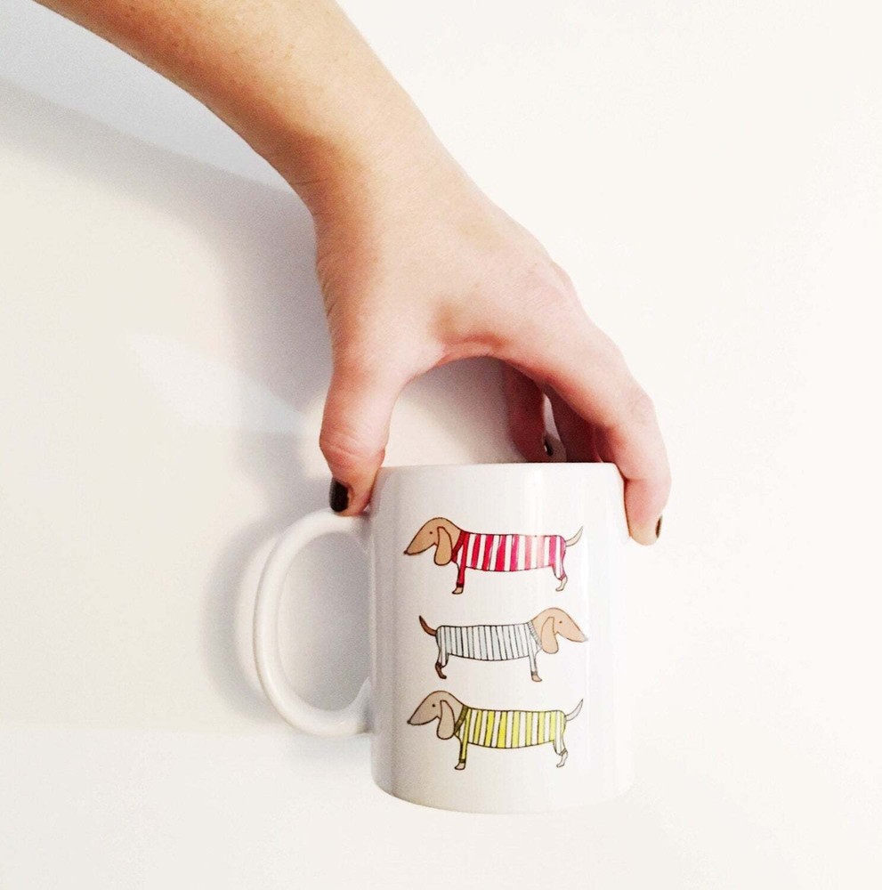 Dachshund Doxie Weiner Dog Lover Ceramic Coffee Mug Drink Cup Sweaters Dog