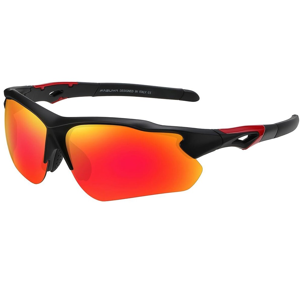 Polarized Sports Sunglasses for Men Women Fishing Cycling Running Golf Motorc...
