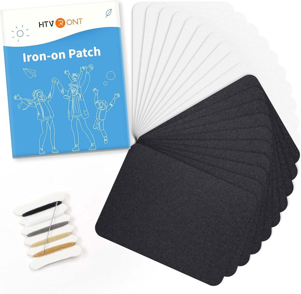 HTVRONT Iron on Patches for Clothing Repair, Fabric Patches for Clothes, Repair