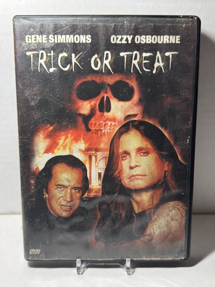 Trick or Treat DVD 1986  Gene Simmons Ozzy Osbourne OOP