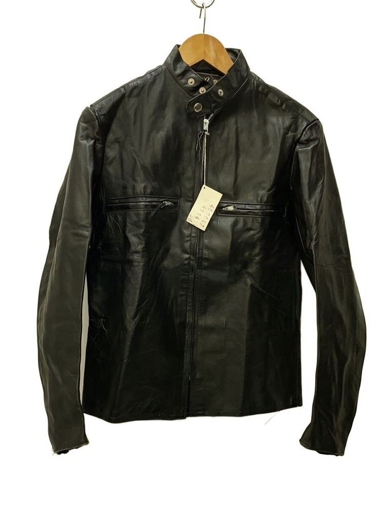 Buco Leather Jacket Blouson/36/Leather/Blk/Plain/450847 4114 3369