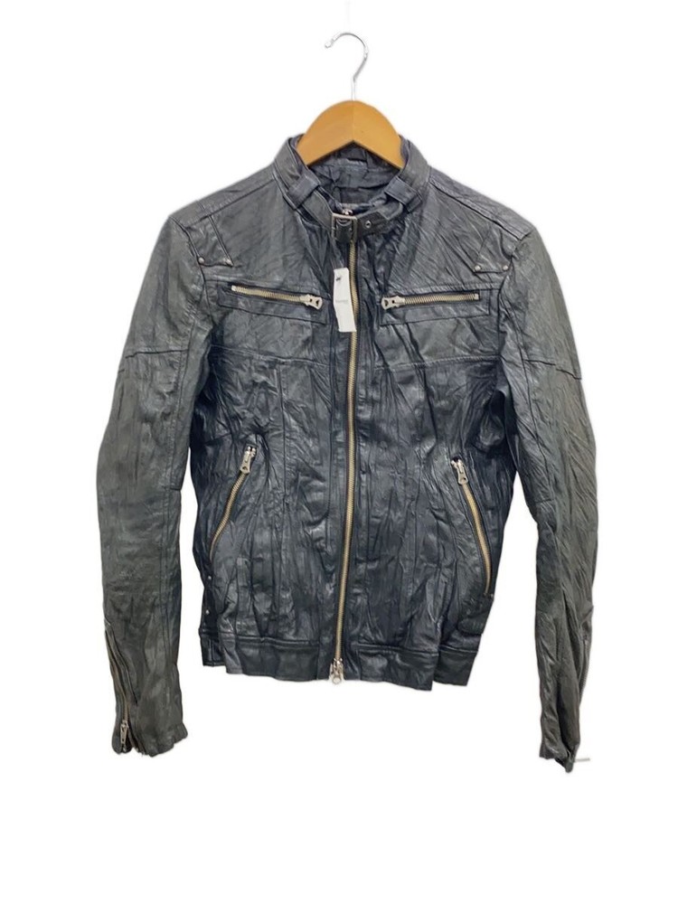 Rattletrap Leather Jacket Blouson/2/Leather/Blk/Plain 3404