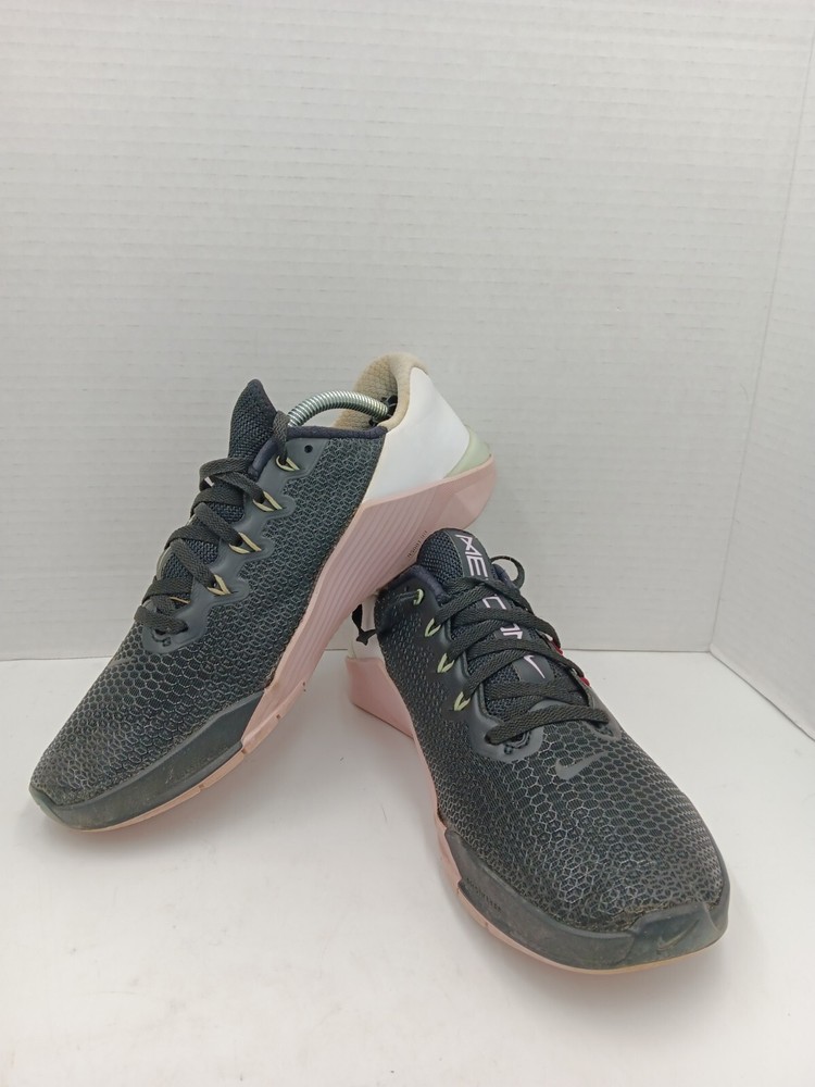 Nike Metcon 4 Women Sz 8.5 Black/White/Nude A02982- 066 CrossFit Training