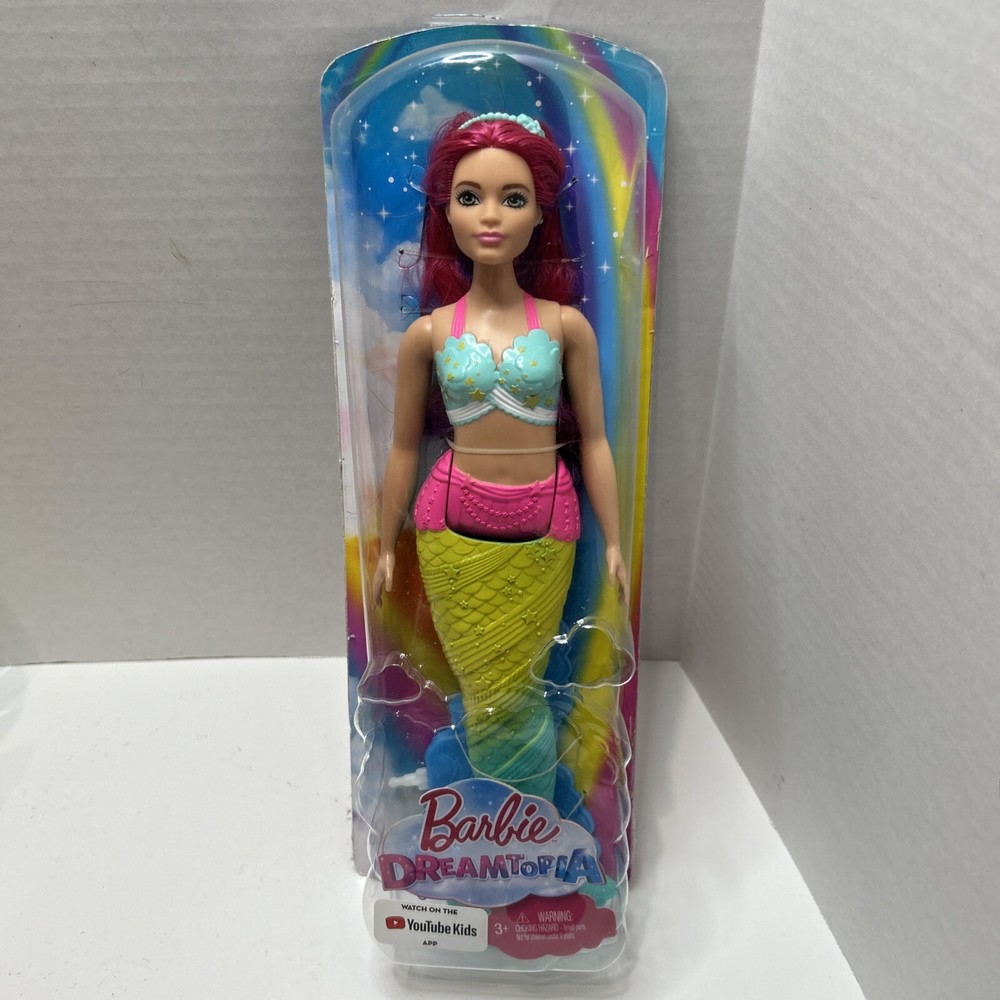 NEW BARBIE Doll DREAMTOPIA RAINBOW COVE  MERMAID 12” x 3”