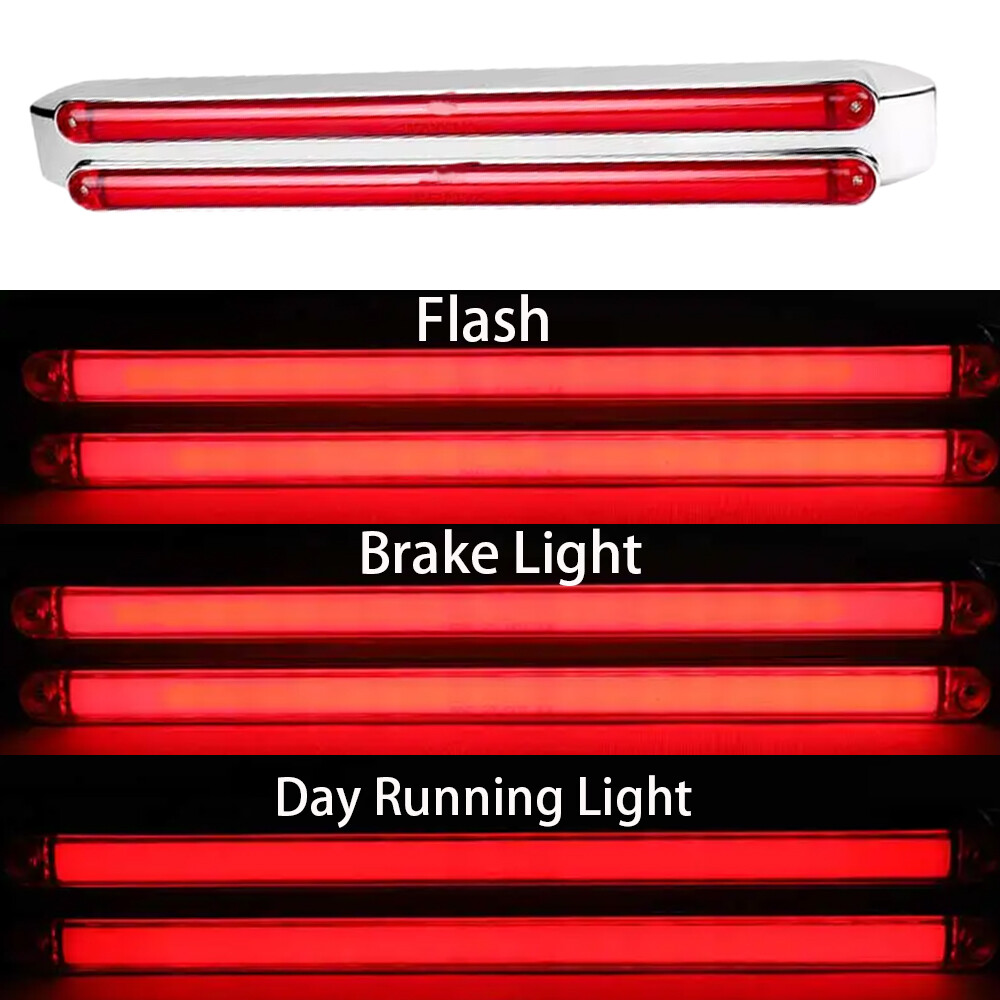 12V-24V LED Tail Brake Turn Signal Lamp for Trucks Vans Trailers
