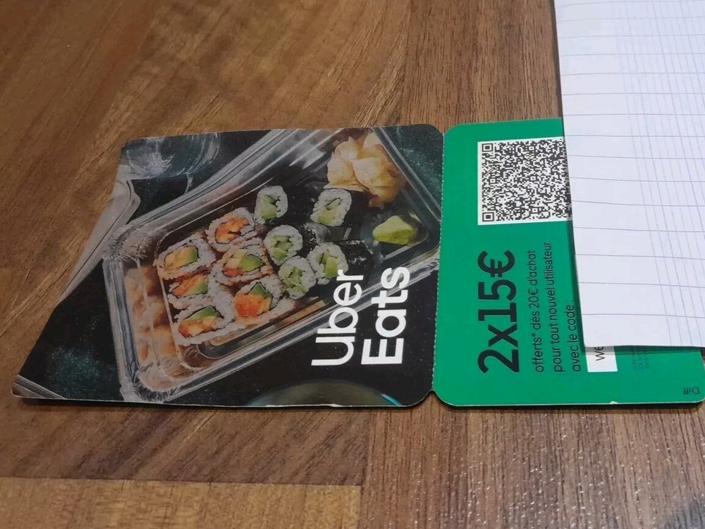 Uber Eats Digital Gift Card for Food Delivery-image