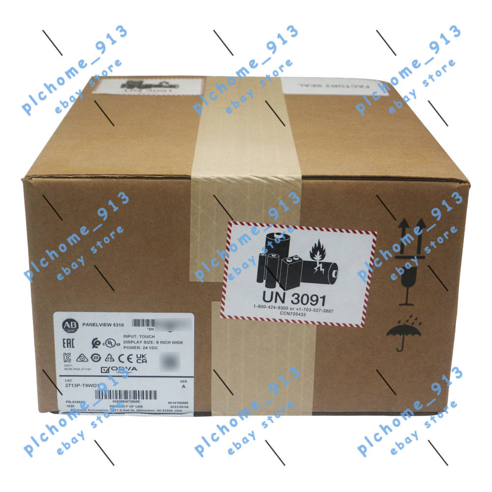 100% New AB 2713P-T9WD1 PanelView 5310 graphic terminal 9
