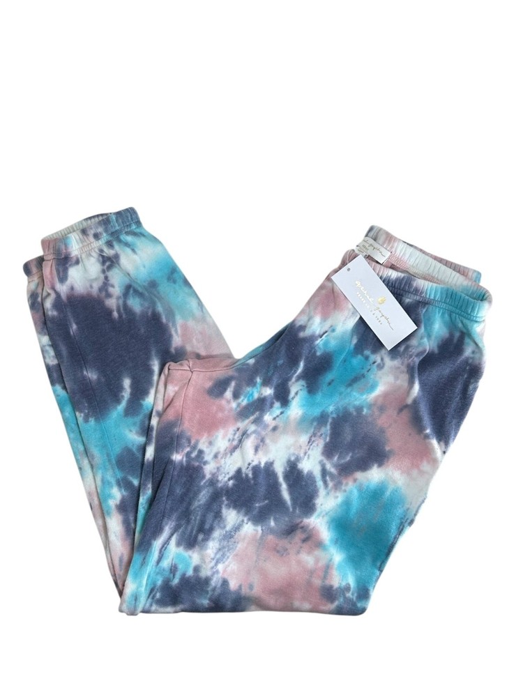 Spiritual Gangster Y2K Tie Dye Terry Crop Sweatpants Size M Pull On Style