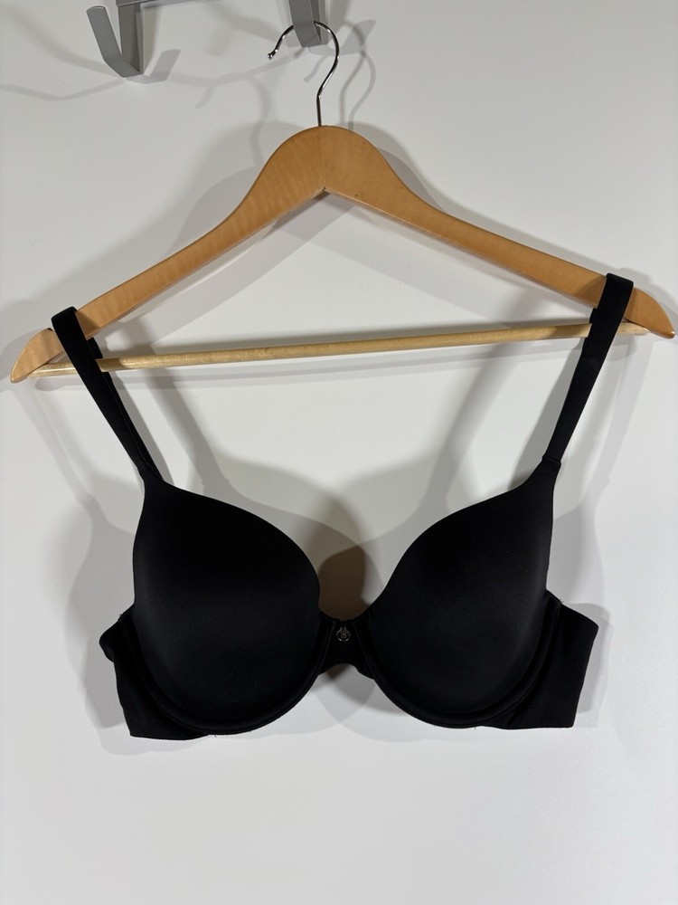 Victoria’s Secret 32C Lined Perfect Coverage Bra Black Discontinued