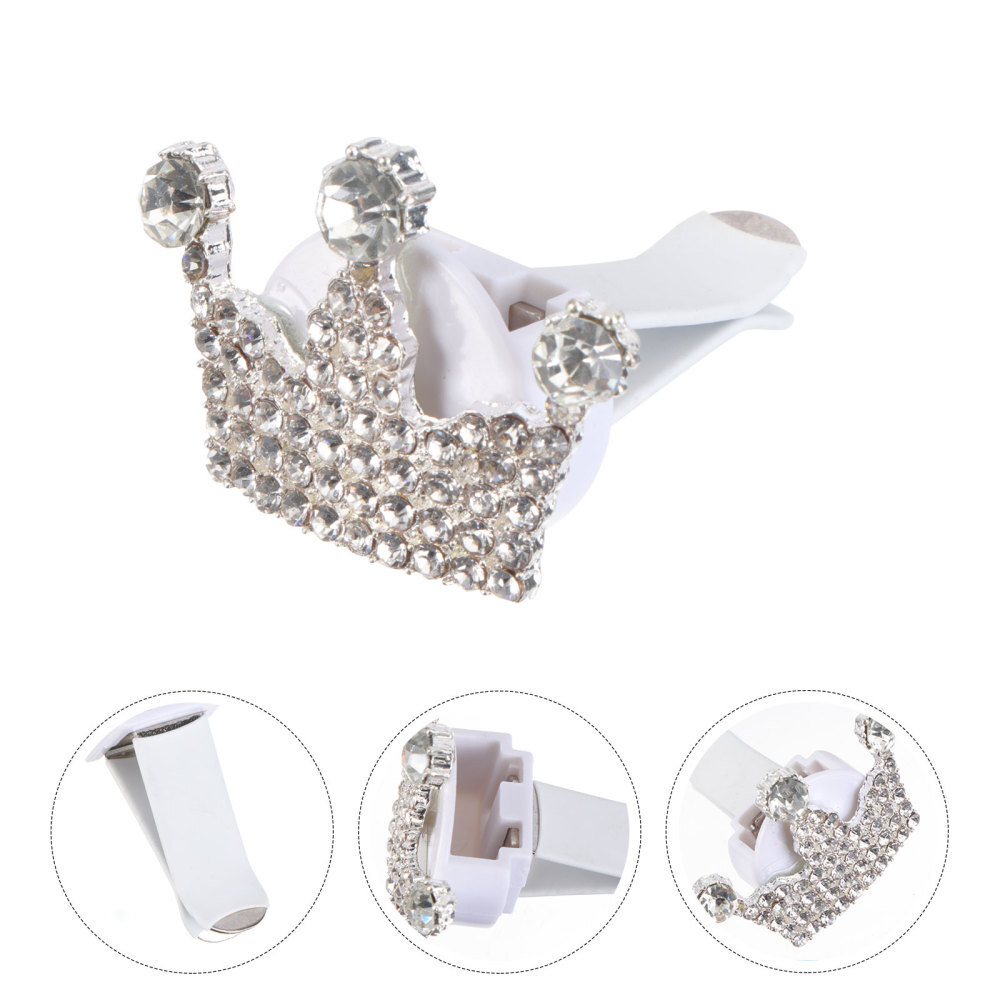 Rhinestone Air Car Perfume Clip Scent Conditioning Outlet