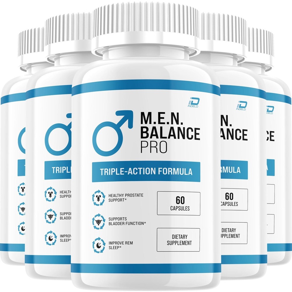(5 Pack) M.E.N Balance Pro Supplement for Men – M.E.N Balance Pro Plus Health