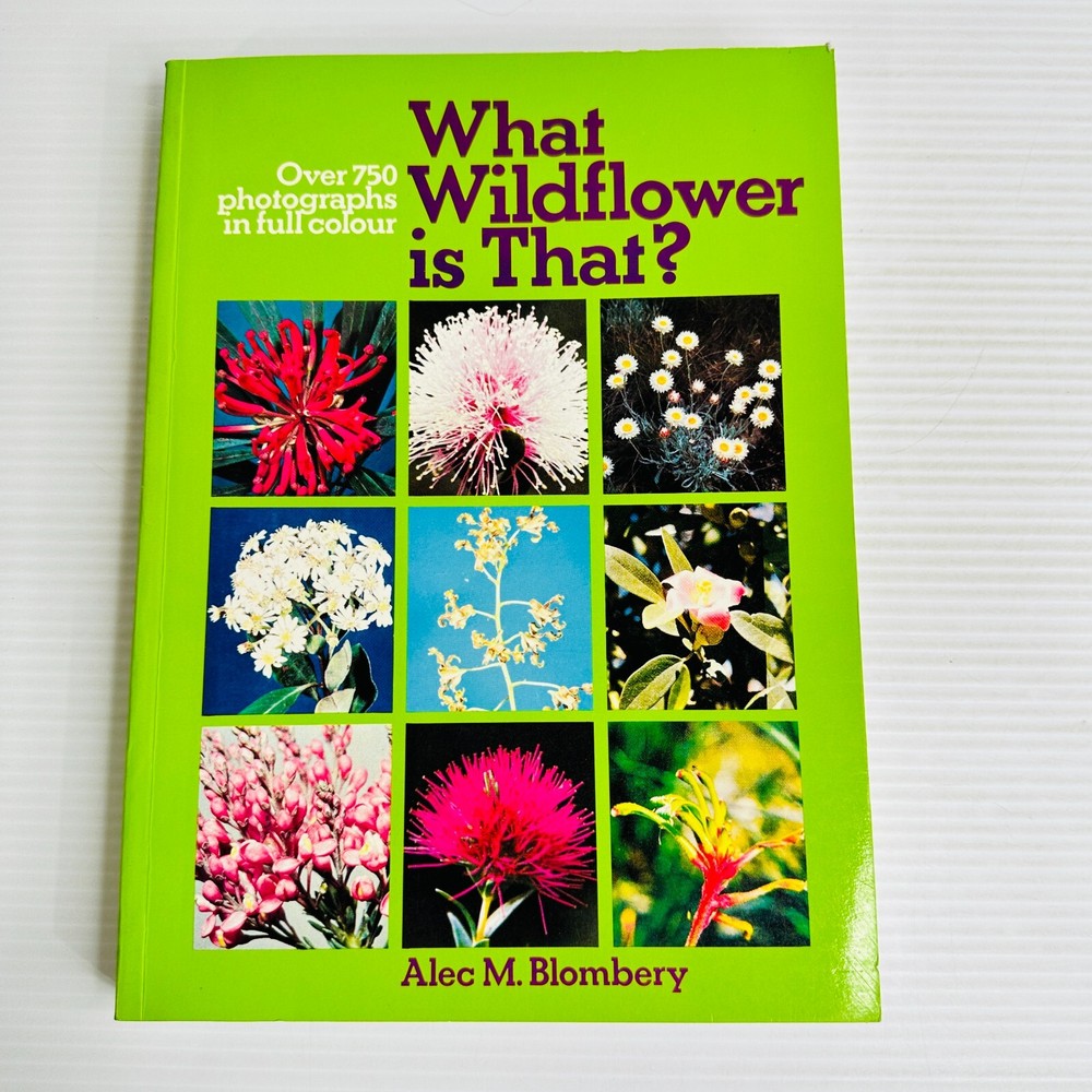 What Wildflower is That? Alec M. Blombery Paperback Book Gardening Garden Flower