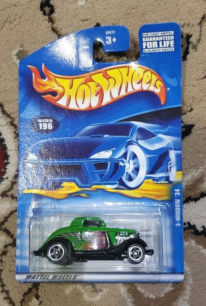 Hot Wheels - 3-Window '34 Ford Coupe, HW Collector No. 196