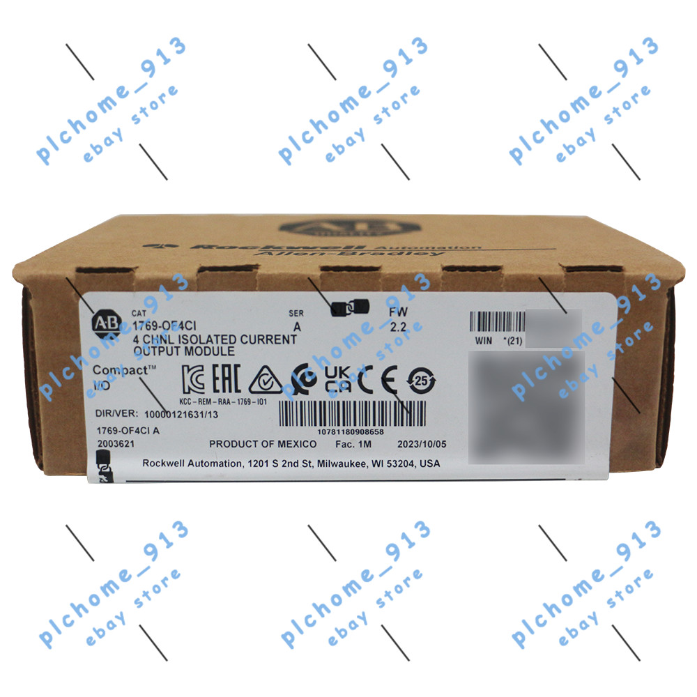 New Sealed Allen-Bradley 4 Channel Isolated Current Output Module 1769-OF4CI