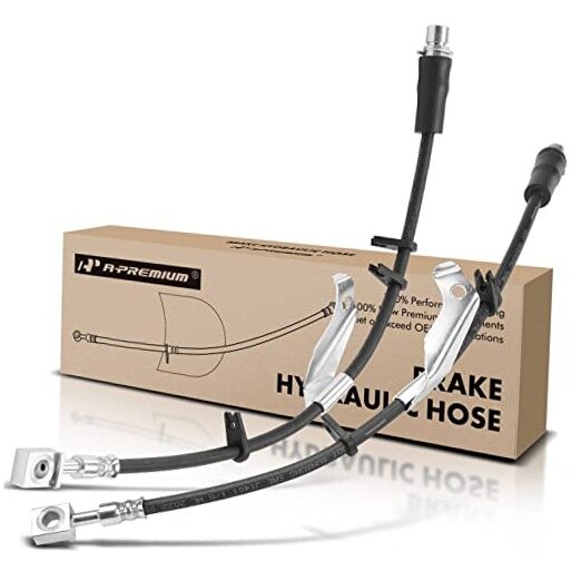 Brake Hydraulic Hose Compatible with Select Chevy Front Driver and Passenger