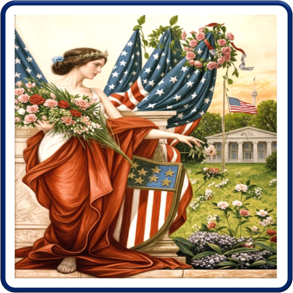 30 Custom Patriotic Art Personalized Address Labels