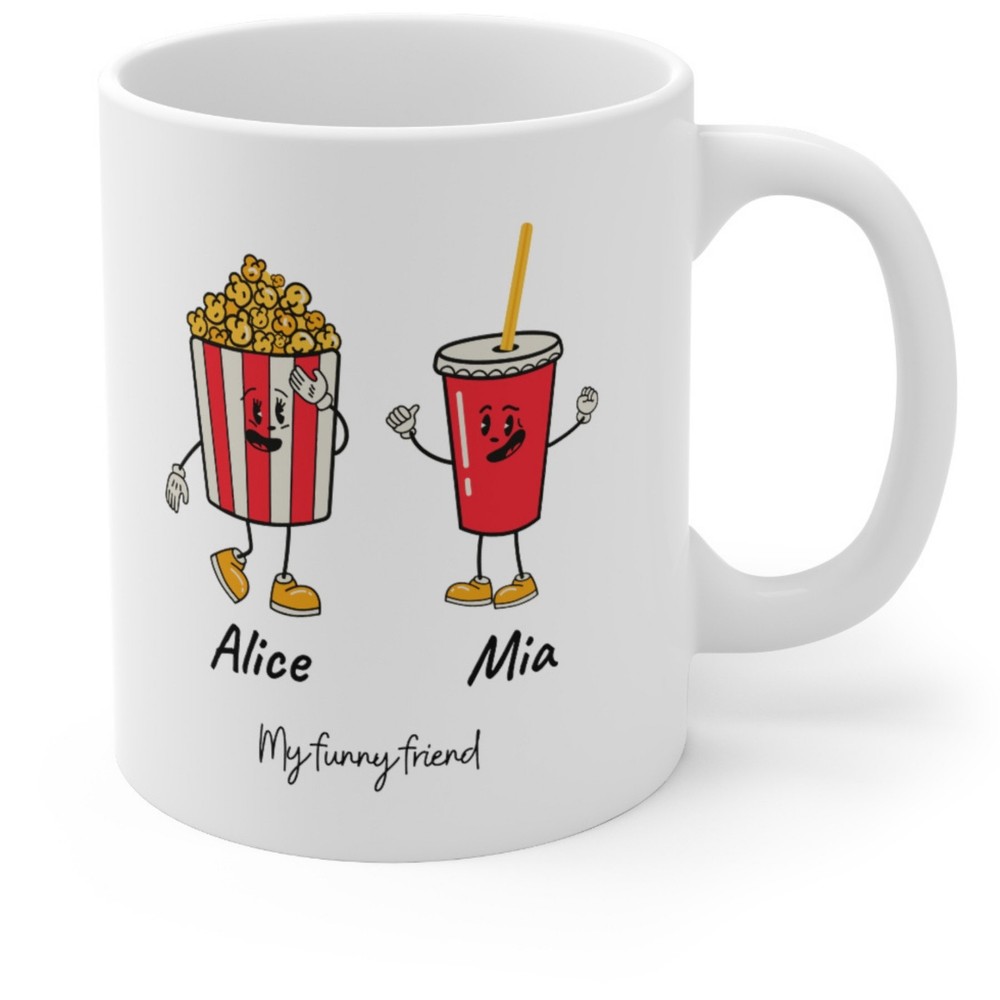 Custom Couple Mug Personalized Mug Customizable Mug With Name  Duo Mug Good Duo