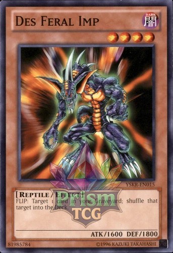 Feral Imp YSKR-EN015 Yugioh Rare Trading Card