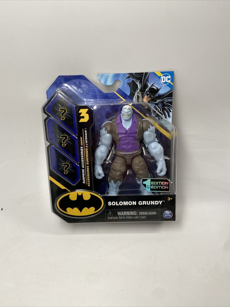 Figura DC Universe Solomon Grundy Primera Edición 3.75 Pulgadas Spin Master Toys 2022