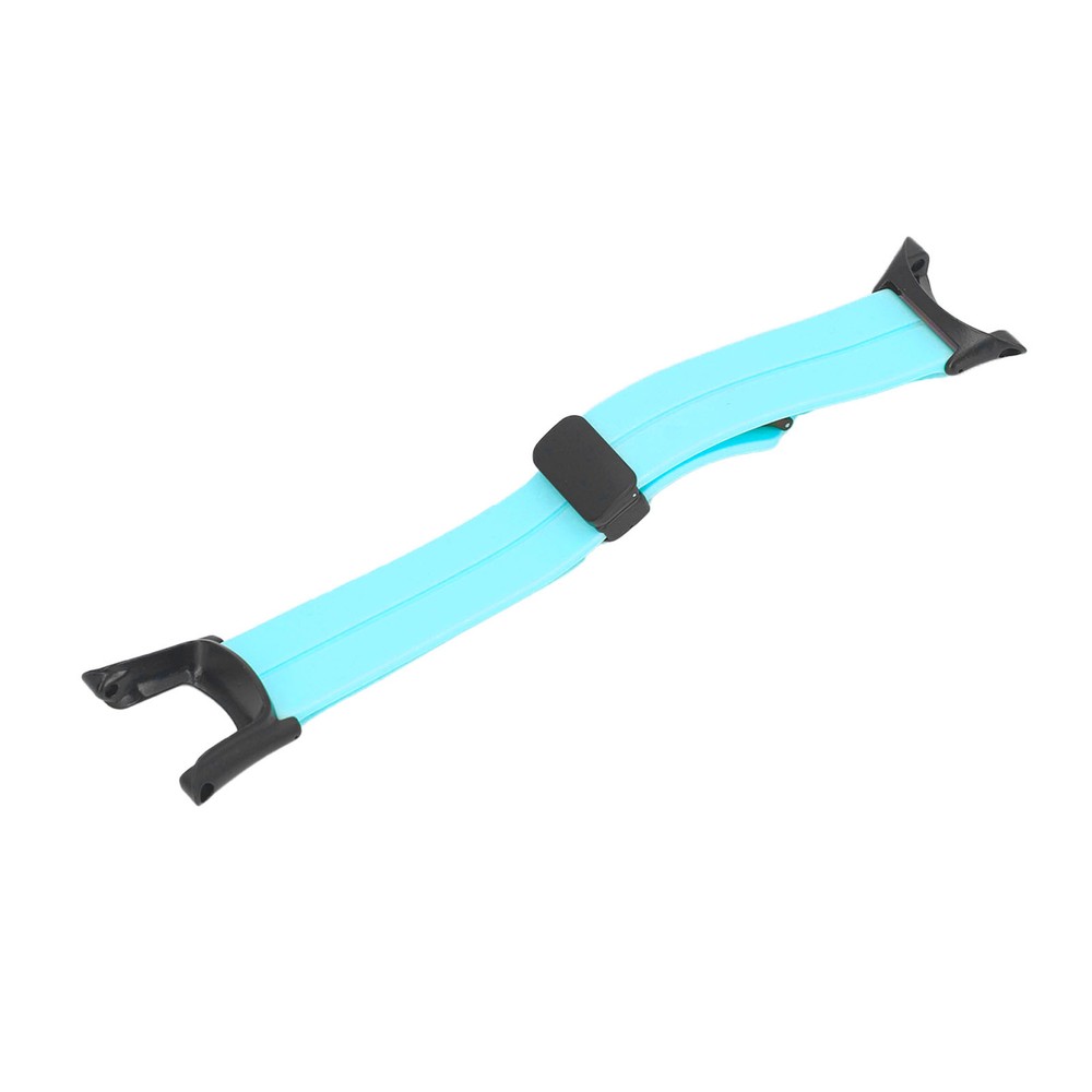 Silicone Watch Band Waterproof Magnetic Buckle Replacement Strap For  SNQ