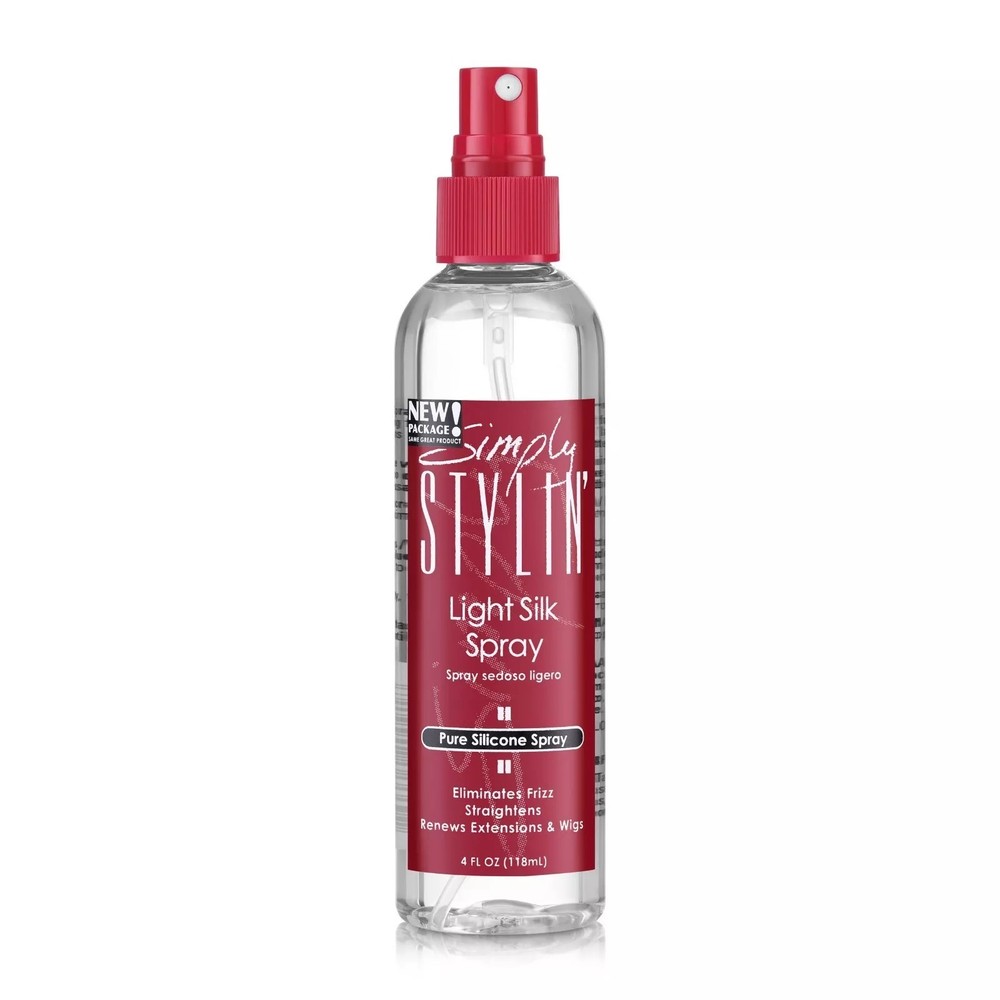 Simply Stylin Light Silk Spray Anti-Frizz Straightener for Smooth Hair
