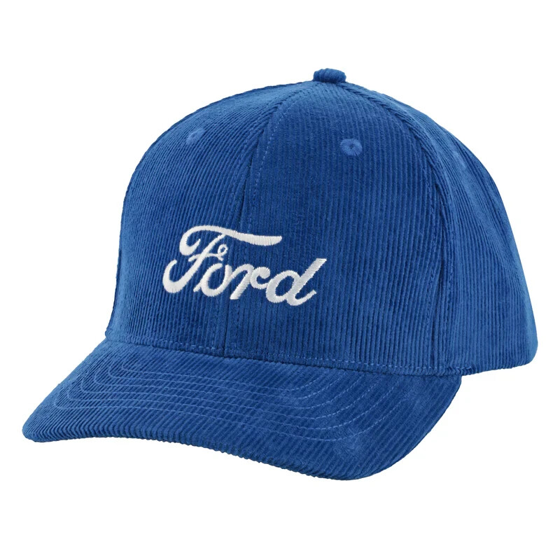 Ford Embroidered Corduroy Cap with Classic Logo