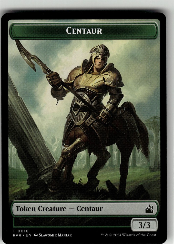 CENTAUR TOKEN Ravnica Remastered #10 RVR(NM+)(MTG)