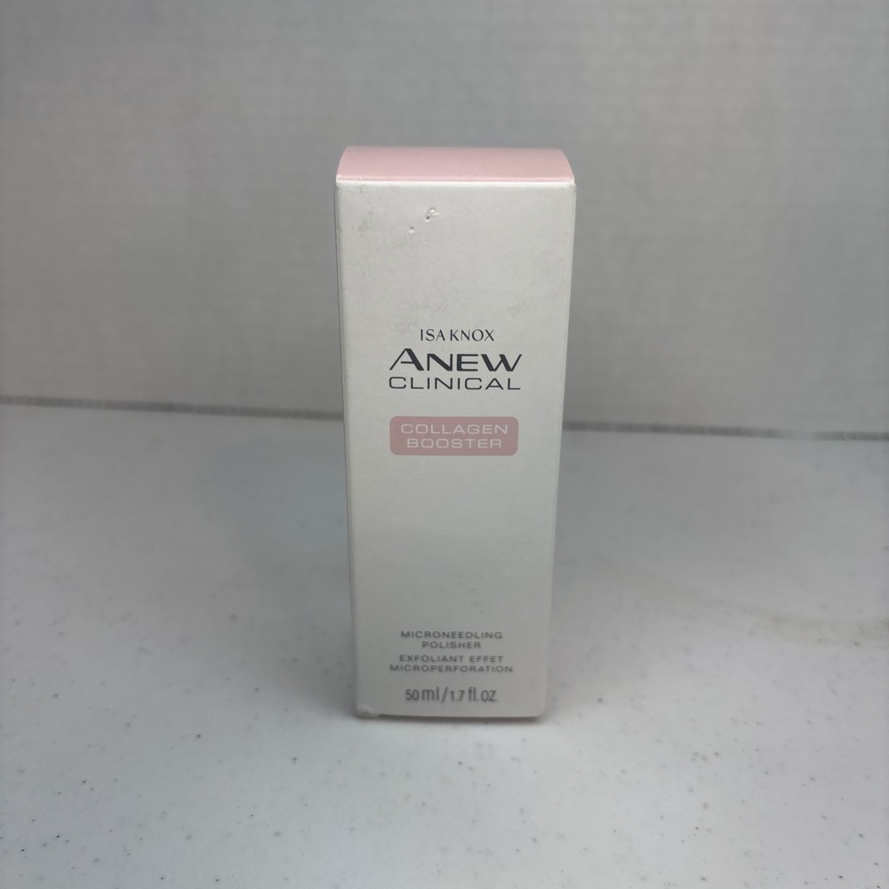 Avon Isa Knox Anew Clinical COLLAGEN BOOSTER Microneedling Polisher 1.7oz NEW