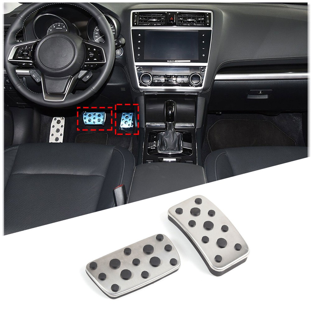 Non-Slip Brake Pedal Cover Footrest for Subaru Impreza Forester Outback Legacy 2015-2020